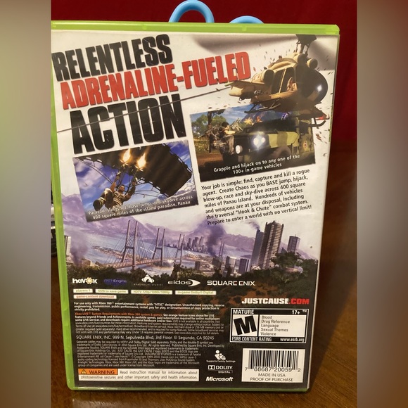 - XBOX 360 Live Game Just Cause 2 - Picture 2 of 5